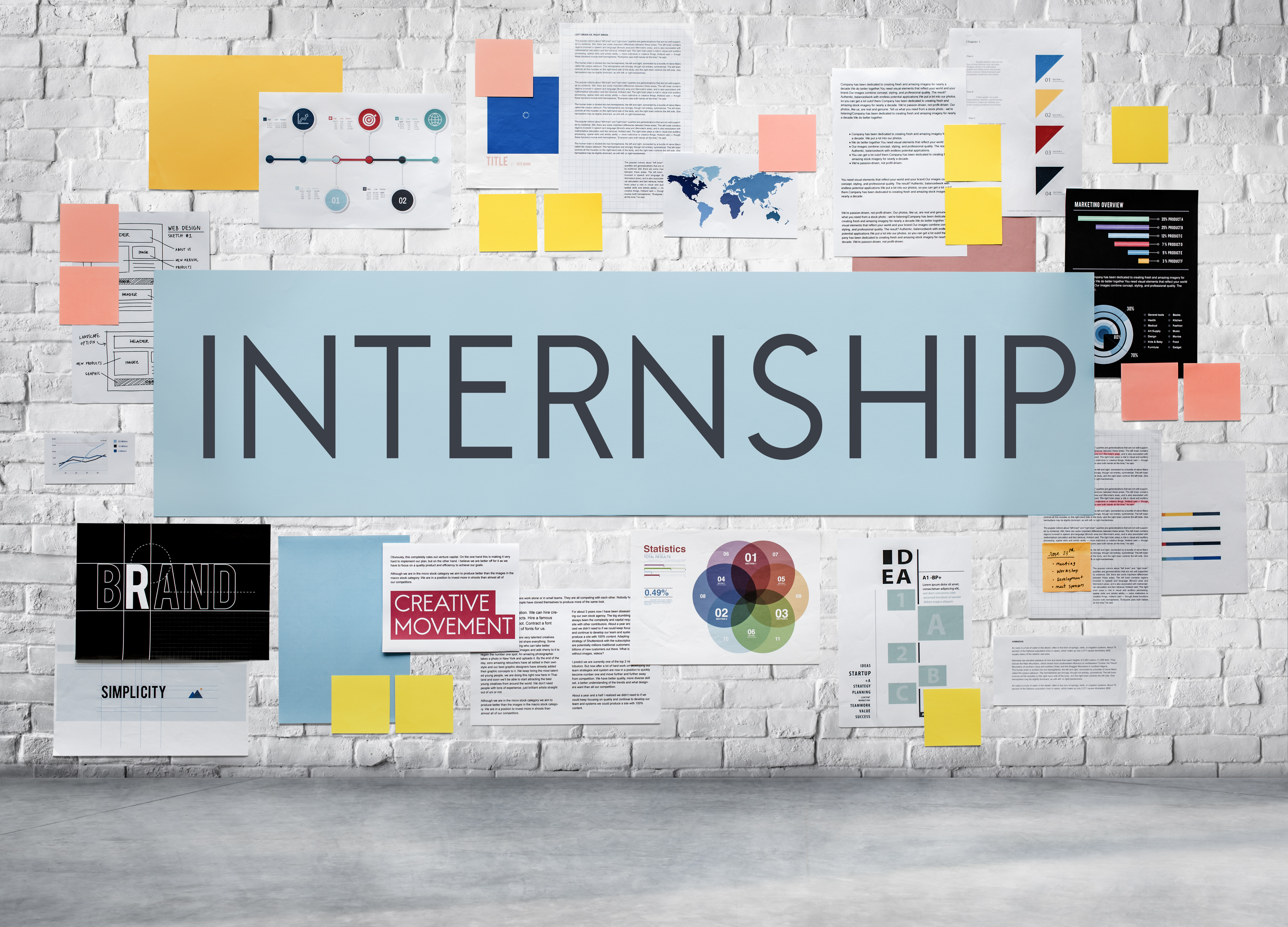 how to find internships